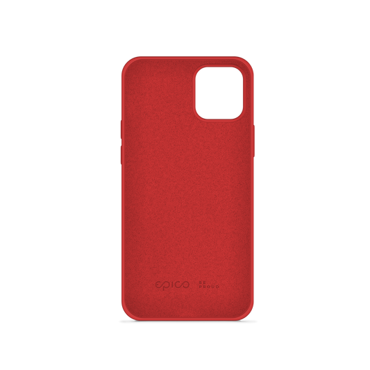 Husa de protectie Epico pentru iPhone 12 / iPhone 12 Pro, Silicon, Rosu - iSTYLE RO