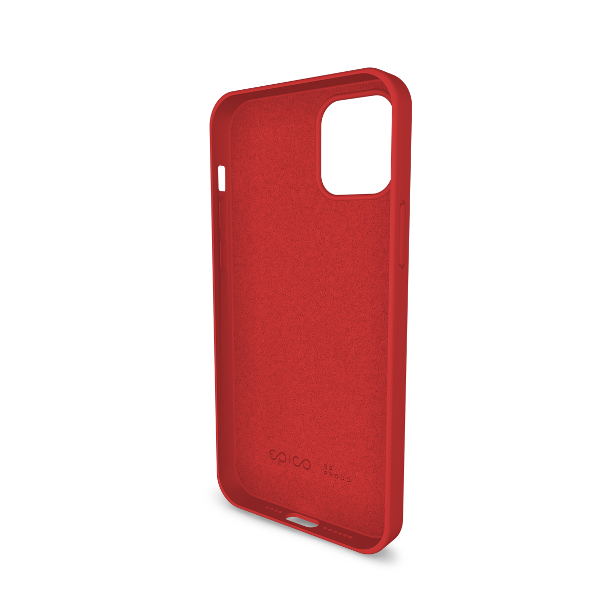 Husa de protectie Epico pentru iPhone 12 / iPhone 12 Pro, Silicon, Rosu - iSTYLE RO