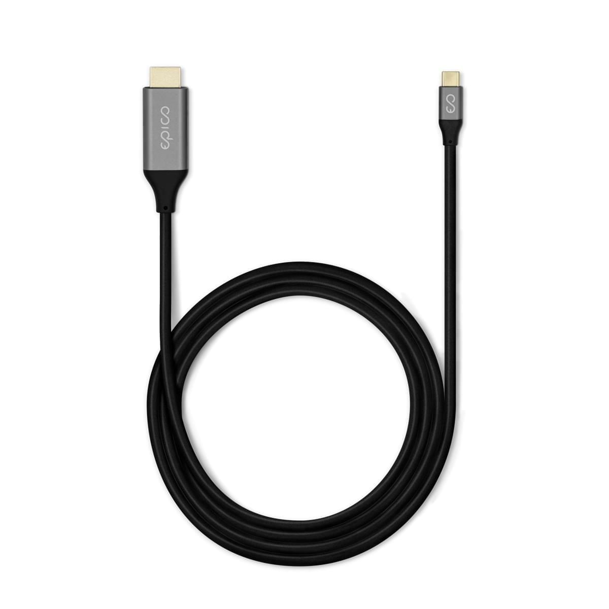 Cablu de date Epico USB Type-C to HDMI CABLE 1.8m, Gri - iSTYLE RO