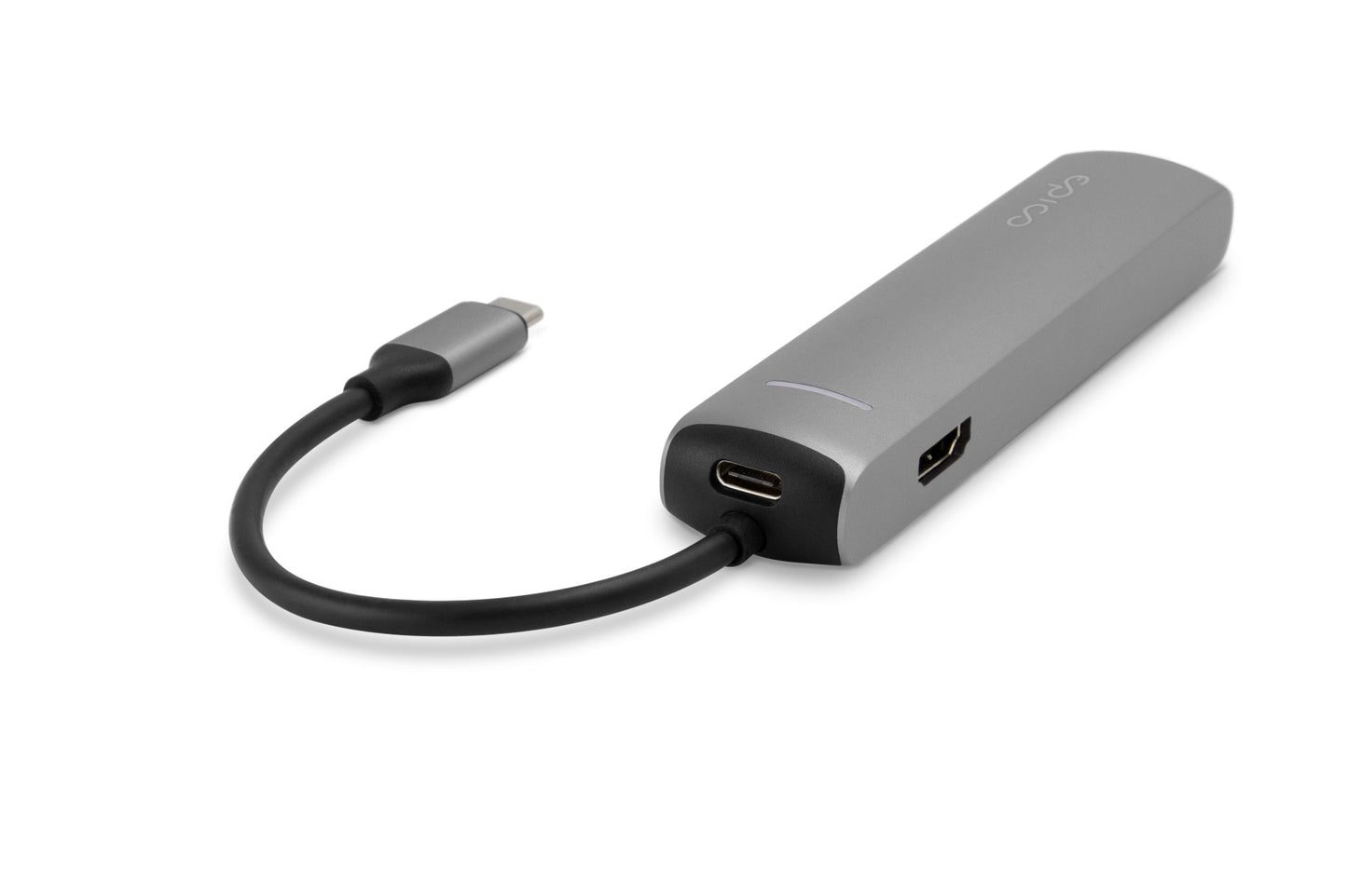 Hub Epico USB Type-C, Argintiu - iSTYLE RO