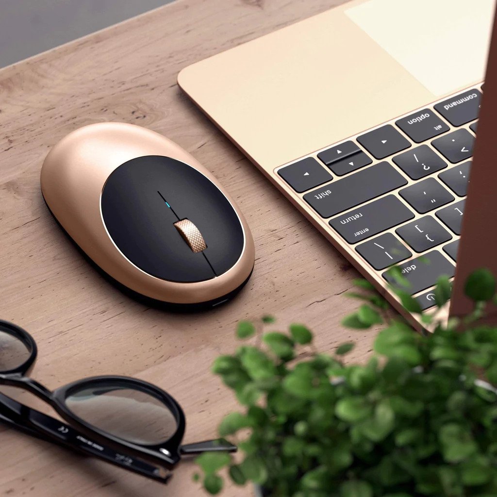 Mouse Satechi Bluetooth M1, 1200 dpi, Auriu - iSTYLE RO