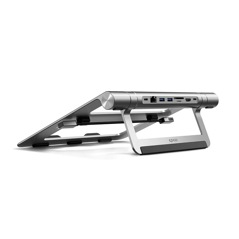 Hub USB-C multiport 8 în 1 cu suport pentru MacBook - iSTYLE RO