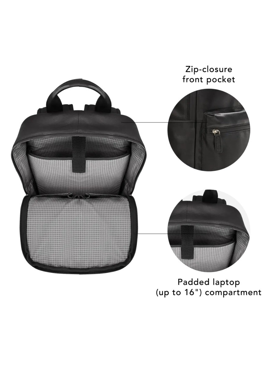 Rucsac dbramante1928 Fredensborg, Piele, Negru - iSTYLE RO