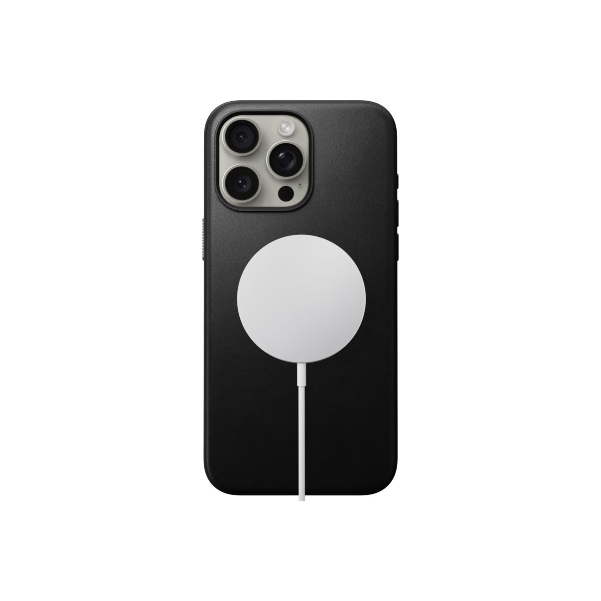 Husa de protectie Nomad Modern pentru iPhone 15 Pro Max, Piele, Negru - iSTYLE RO