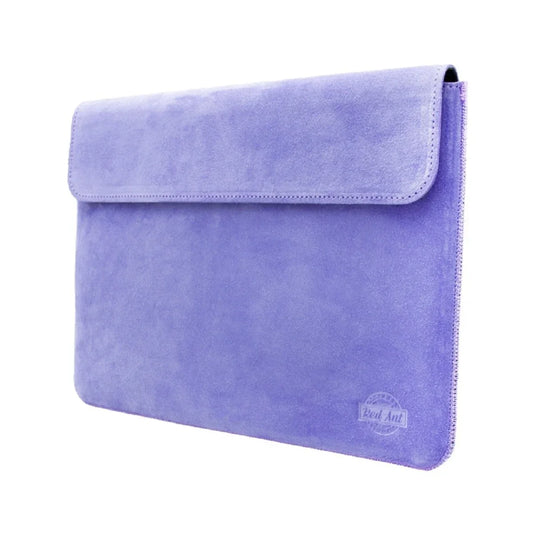 Husa de protectie REDANT cu clapă pentru MacBook Air 15 Piele, Violet - iSTYLE RO