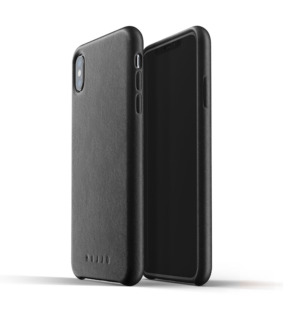 Husa de protectie Mujjo pentru iPhone XS Max, Piele, Negru - iSTYLE RO