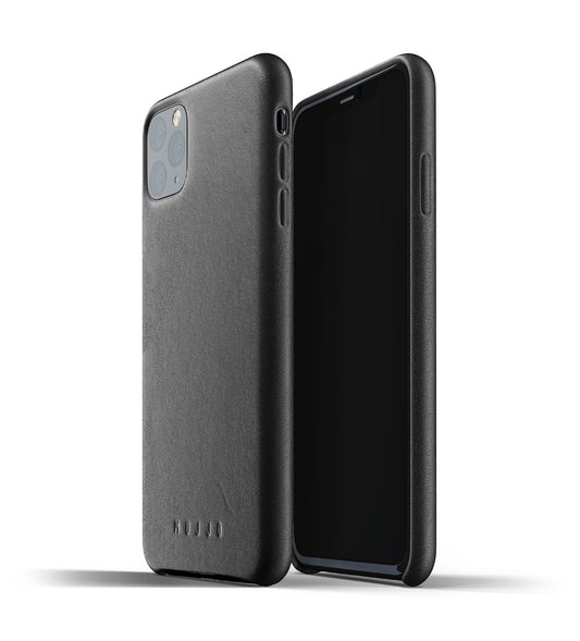 Husa de protectie Mujjo pentru iPhone 11 Pro Max, Piele, Negru - iSTYLE RO