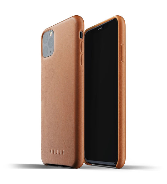 Husa de protectie Mujjo pentru iPhone 11 Pro Max, Piele, Tan - iSTYLE RO