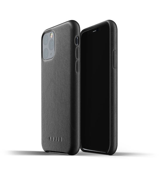 Husa de protectie Mujjo pentru iPhone 11 Pro, Piele, Negru - iSTYLE RO