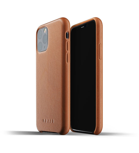 Husa de protectie Mujjo pentru iPhone 11 Pro, Piele, Maro - iSTYLE RO