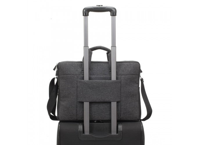 Geanta laptop Rivacase Lantau black mélange pentru MacBook Pro 15"/16" - iSTYLE RO