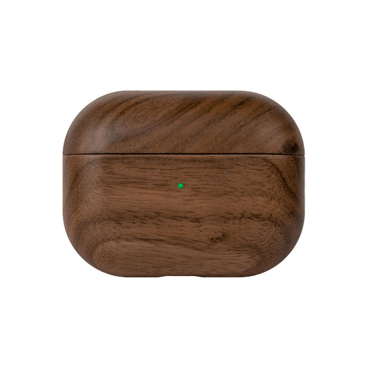 Husa de protectie Woodcessories AirCase Wood pentru AirPods Pro - Walnut Wood - iSTYLE RO