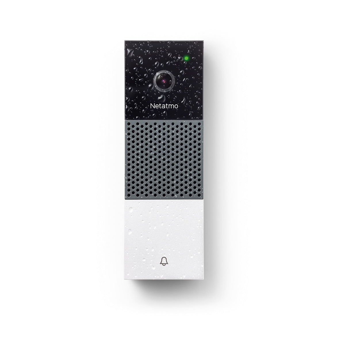 Sonerie usa Netatmo Smart Video Doorbell, Full HD, Weatherproof, LED infrarosu, WiFi, Negru/Argintiu - iSTYLE RO