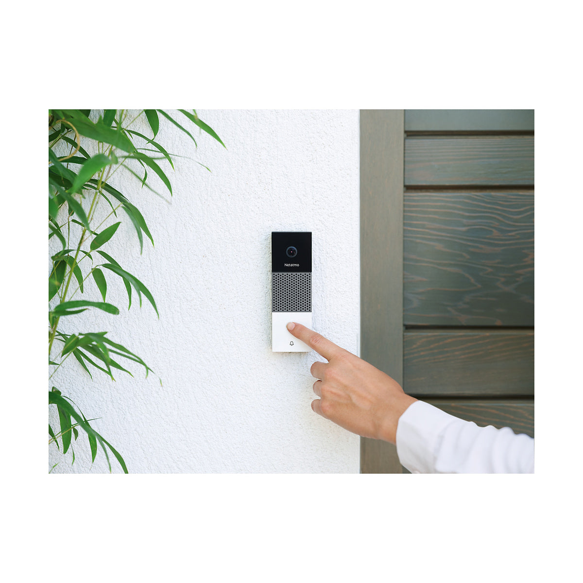 Sonerie usa Netatmo Smart Video Doorbell, Full HD, Weatherproof, LED infrarosu, WiFi, Negru/Argintiu - iSTYLE RO