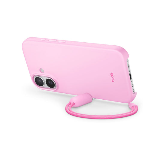 Husa de protectie Apple Beats pentru iPhone 17 cu suport, MagSafe și control al camerei, Pebble Pink - iSTYLE RO