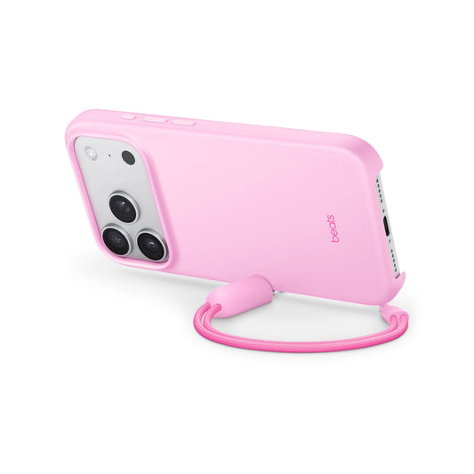 Husa de protectie Apple Beats pentru iPhone 17 Pro cu suport, MagSafe și control al camerei, Pebble Pink