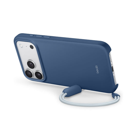Husa de protectie Apple Beats pentru iPhone 17 Pro Max cu suport, MagSafe și control al camerei, Bedrock Blue