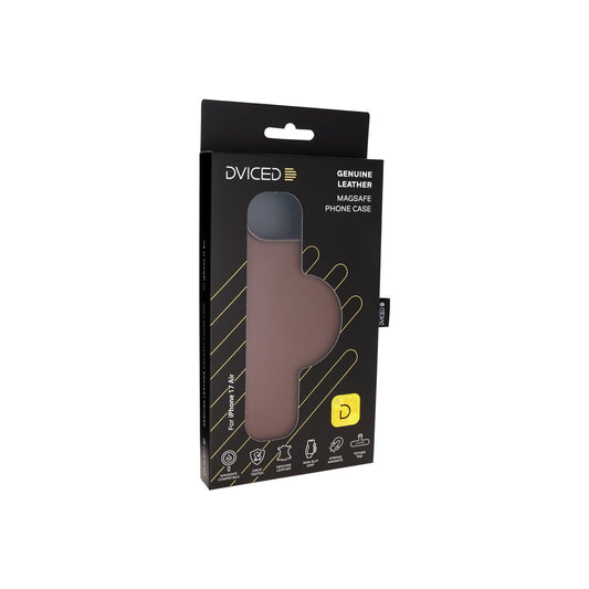 Husa de protectie DVICED din piele pentru iPhone Air, Maro