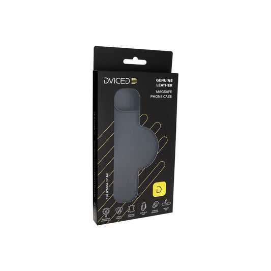 Husa de protectie DVICED din piele pentru iPhone Air, Negru