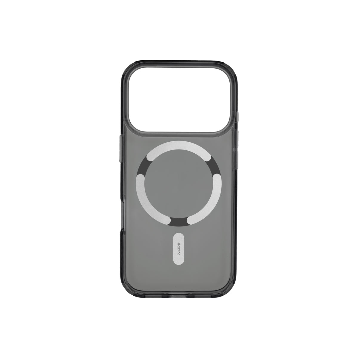 Husă de protectie DVICED din silicon pentru iPhone 17 Pro, MagSafe, Fumuriu-Argintiu