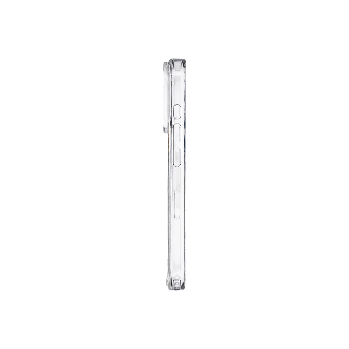 Husă de protectie DVICED din silicon pentru iPhone 17 Pro, MagSafe, Transparent-Albă