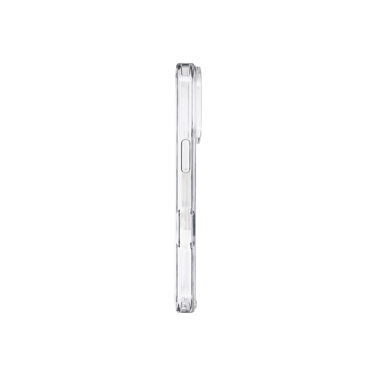 Husă de protectie DVICED din silicon pentru iPhone 17 Pro, MagSafe, Transparent-Albă