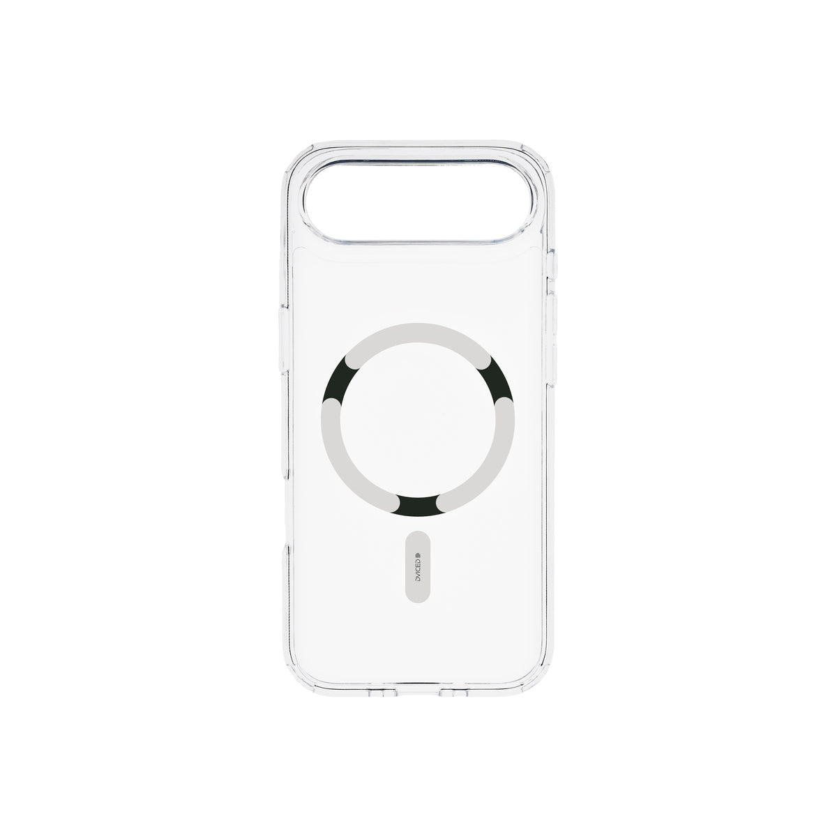 Husă de protectie DVICED din silicon pentru iPhone Air, MagSafe, Transparent-Albă