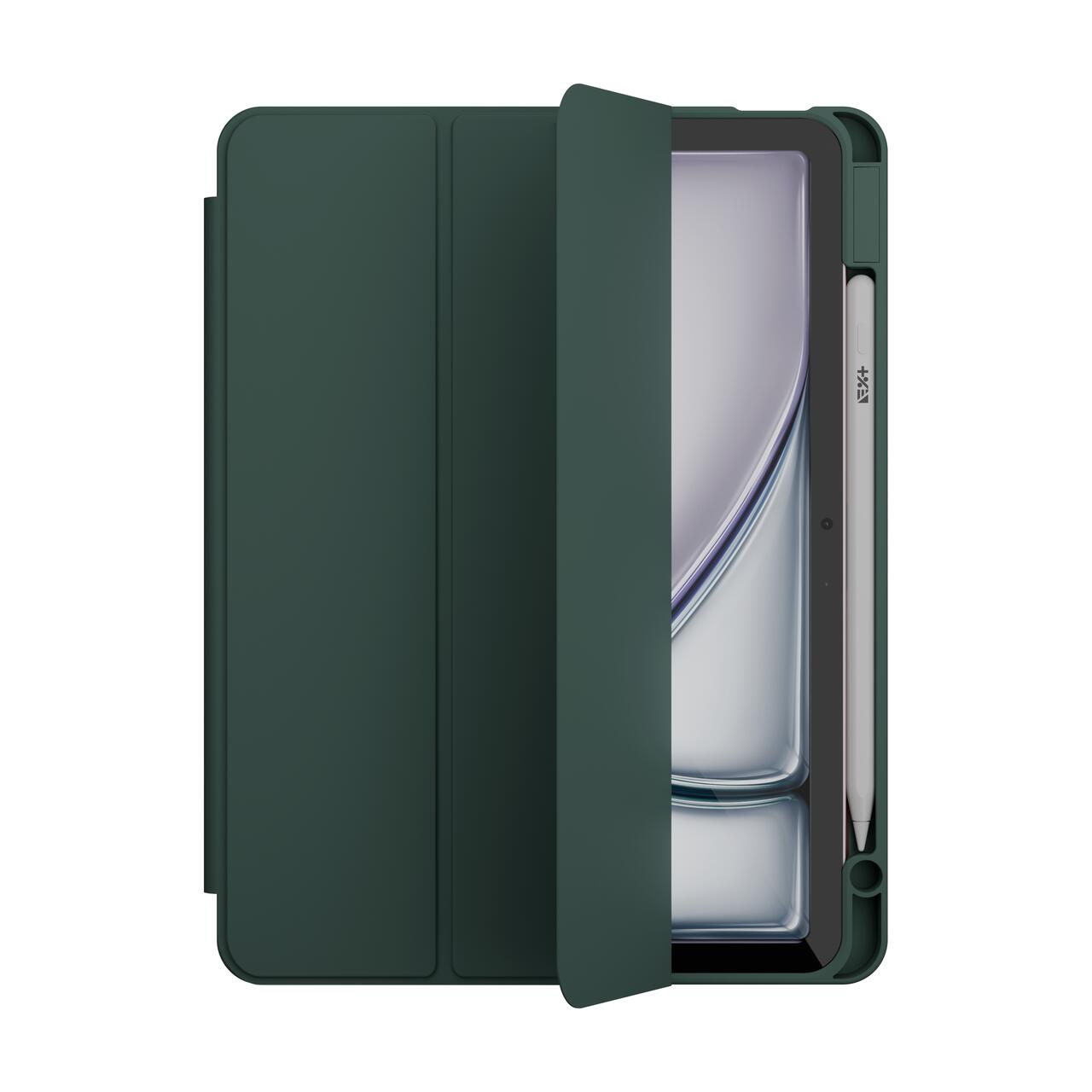 Husa de protectie Next One Rollcase pentru iPad Air 11" M2, cu suport pentru stilou, Verde - iSTYLE RO