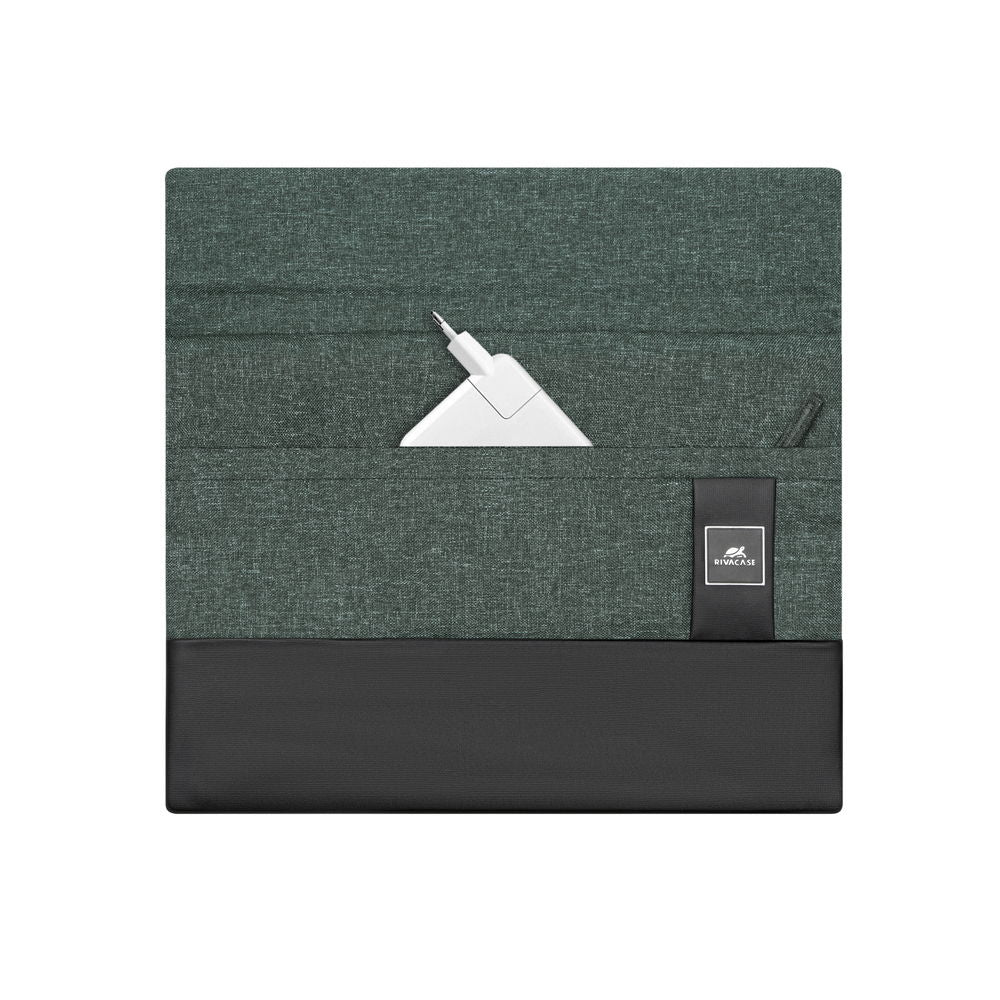Husa de protectie Rivacase 8803 Lantau khaki mélange pentru MacBook Pro 13" / 14" si MacBook Air, Gri - iSTYLE RO