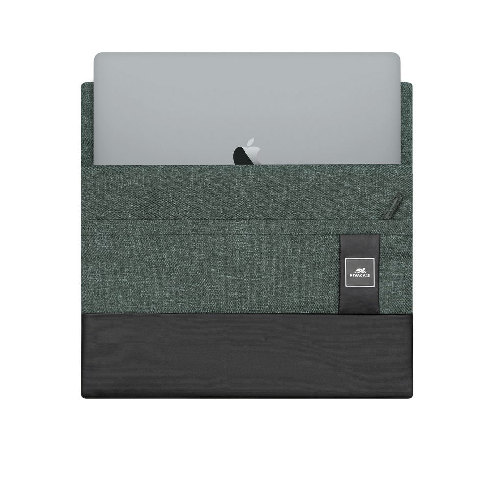 Husa de protectie Rivacase 8803 Lantau khaki mélange pentru MacBook Pro 13" / 14" si MacBook Air, Gri - iSTYLE RO