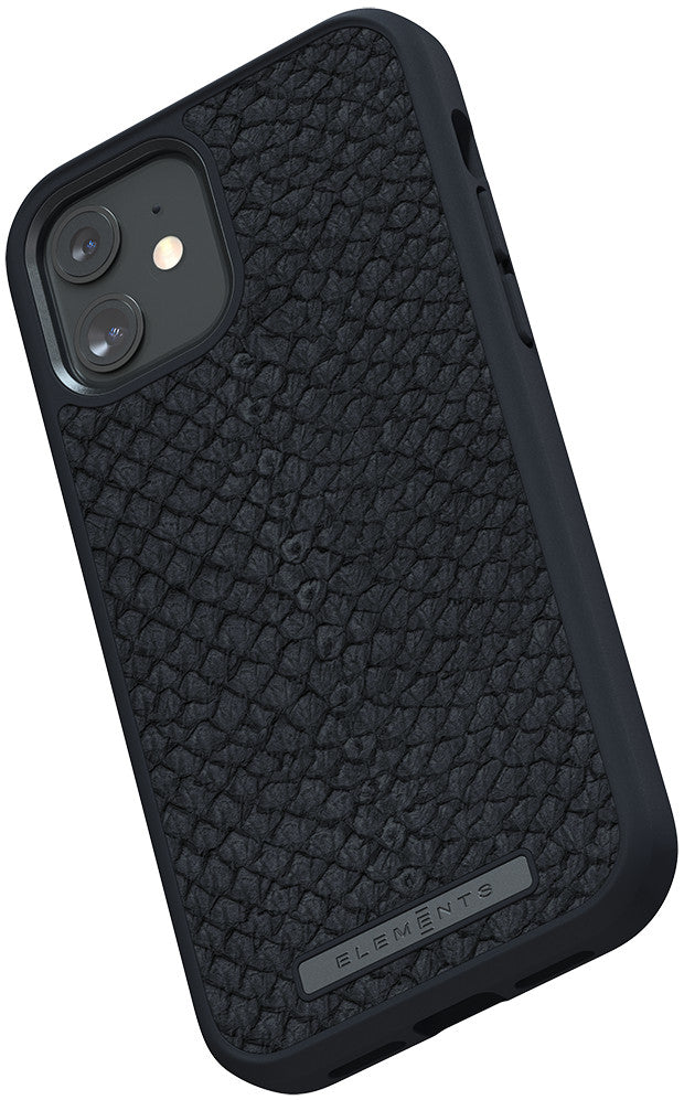 Husa de protectie Njord pentru iPhone 12 / iPhone 12 Pro, Piele, Negru - iSTYLE RO