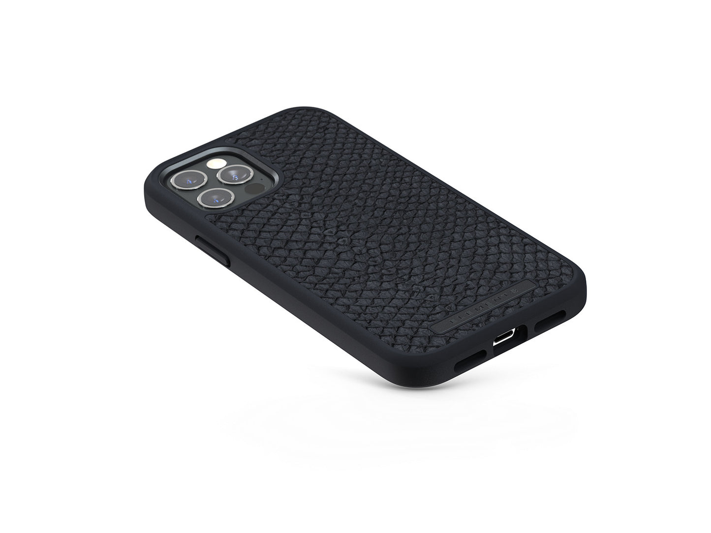 Husa de protectie Njord pentru iPhone 12 / iPhone 12 Pro, Piele, Negru - iSTYLE RO