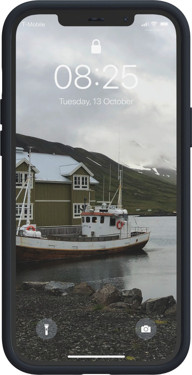 Husa de protectie Njord pentru iPhone 12 Pro Max, Piele, Negru - iSTYLE RO