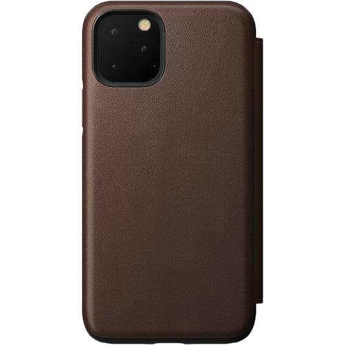 Husa de protectie Nomad Folio pentru iPhone 11 Pro, Piele, Maro - iSTYLE RO