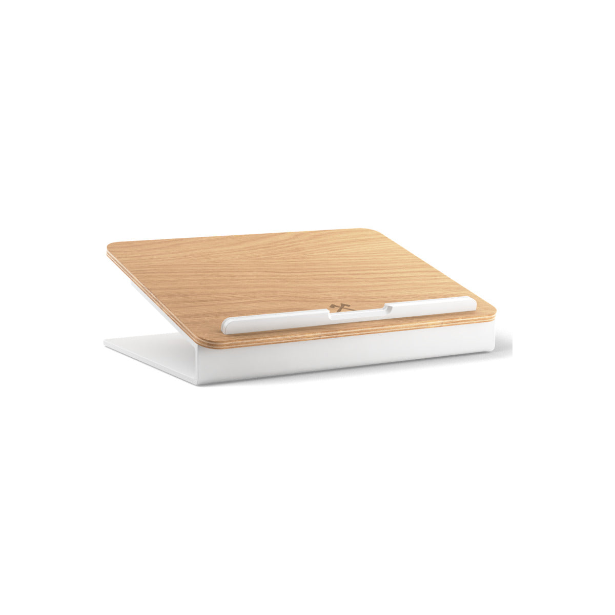 Suport Woodcessories pentru laptop Oat/White - iSTYLE RO