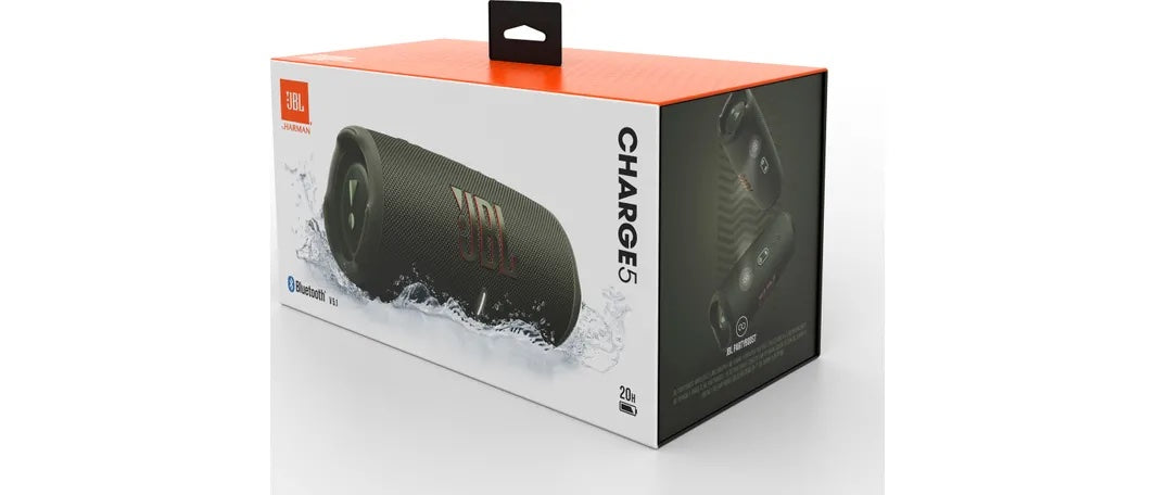 Boxa portabila JBL Charge 5, Bluetooth, Pro Sound, IP67, PartyBoost, Powerbank, Verde - iSTYLE RO