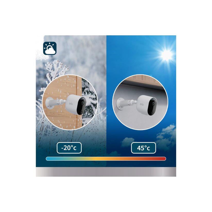Camera de supraveghere Arlo Pro 5 Outdoor - 2 Camera Kit - Alb - iSTYLE RO