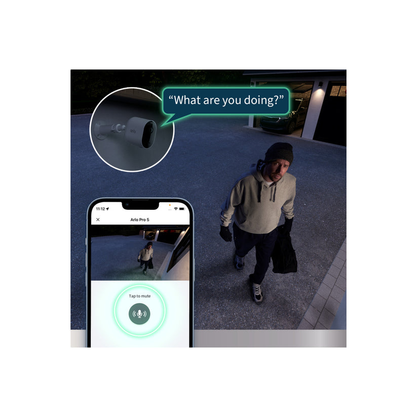 Camera de supraveghere Arlo Pro 5 Outdoor - 2 Camera Kit - Alb - iSTYLE RO