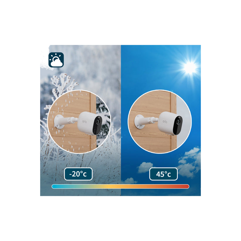 Camera de supraveghere Arlo Essential Outdoor - 1 Camera Kit, Alb - iSTYLE RO