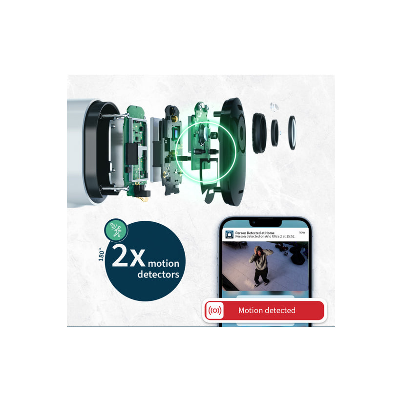 Camera de supraveghere Arlo Ultra 2 Outdoor Camera Kit, Alb - iSTYLE RO