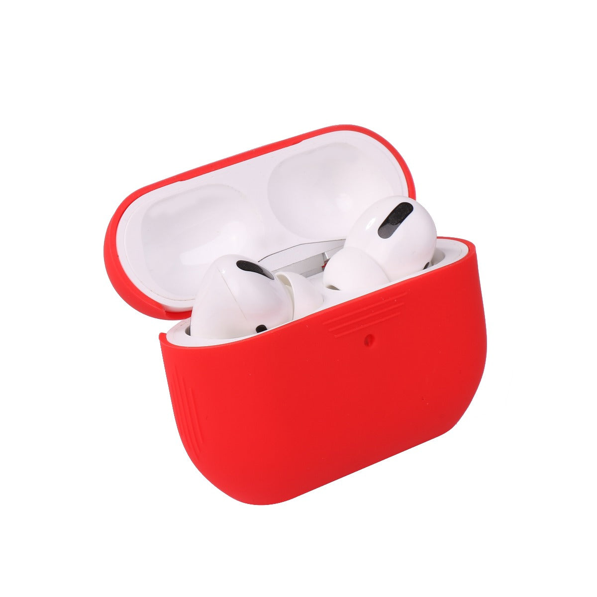 Husa de protectie NEXT ONE pentru AirPods Pro, Silicon, Rosu - iSTYLE RO