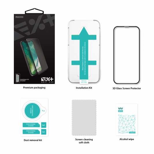 Folie de protectie din sticla 3D NEXT ONE pentru iPhone 11 Pro - iSTYLE RO