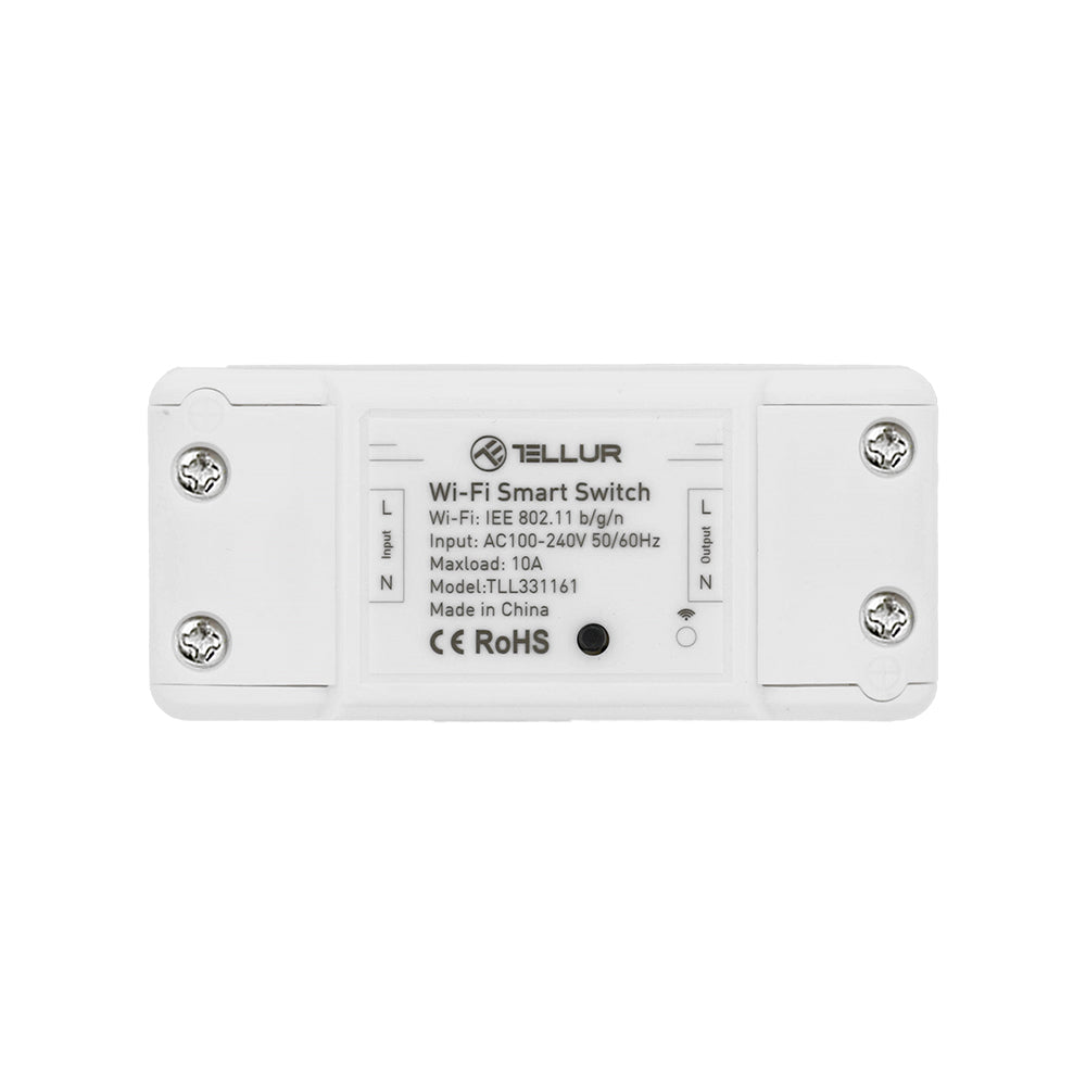Intrerupator WiFi Tellur, de linie, 2200W, Alb - iSTYLE RO