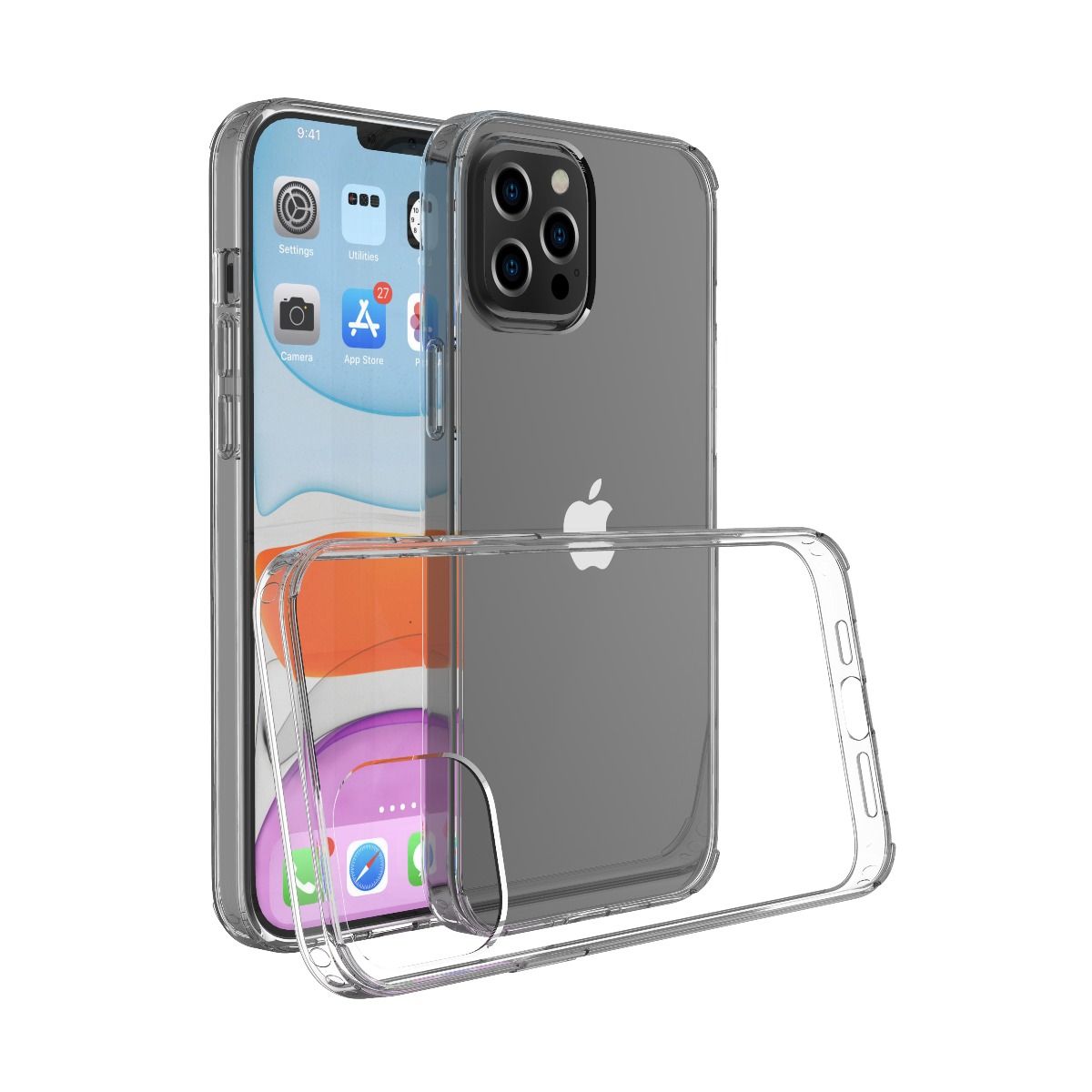 Husa de protectie NEXT ONE pentru iPhone 12 Pro Max, Transparent - iSTYLE RO