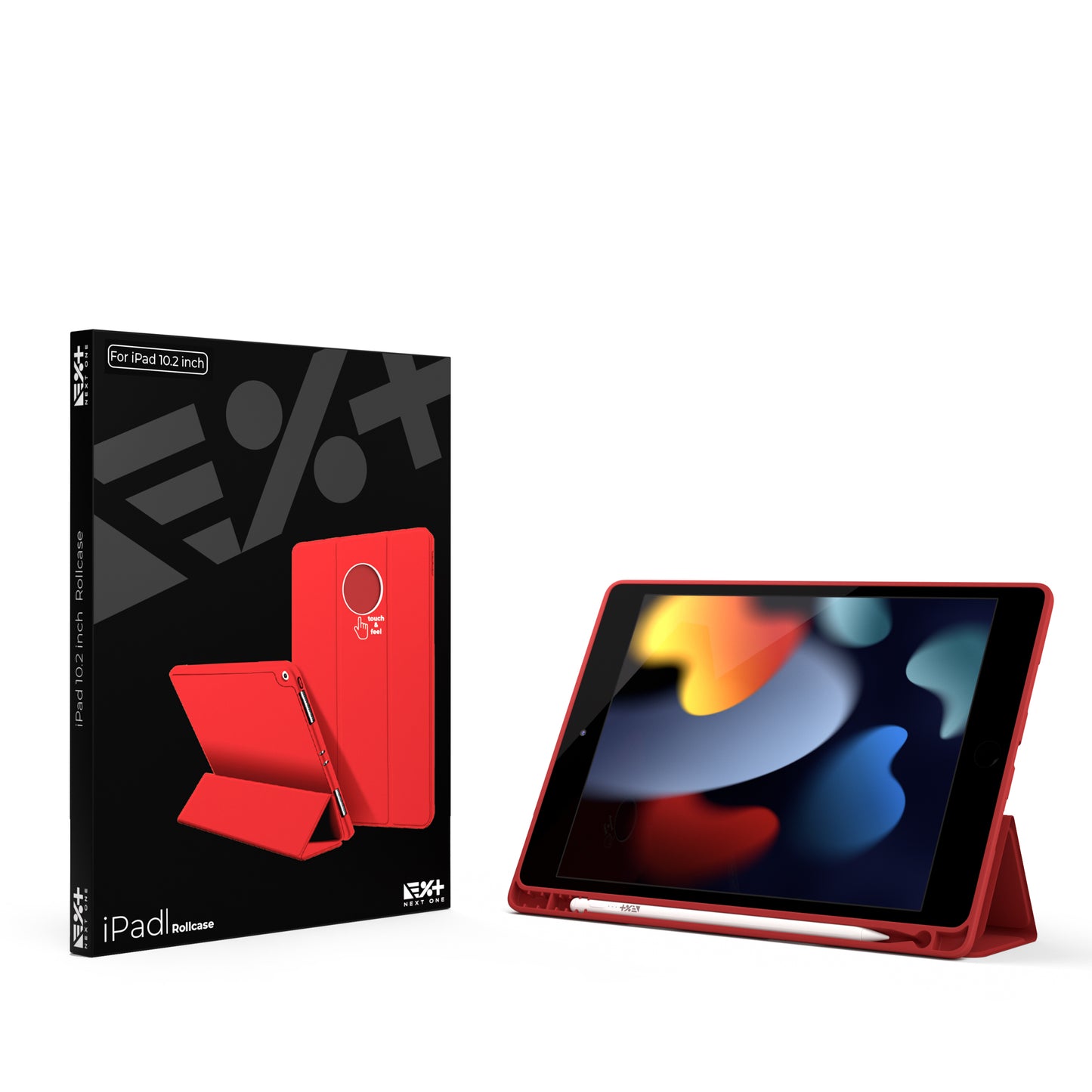 Husa de protectie NEXT ONE Rollcase pentru iPad 10.2inch, Rosu - iSTYLE RO