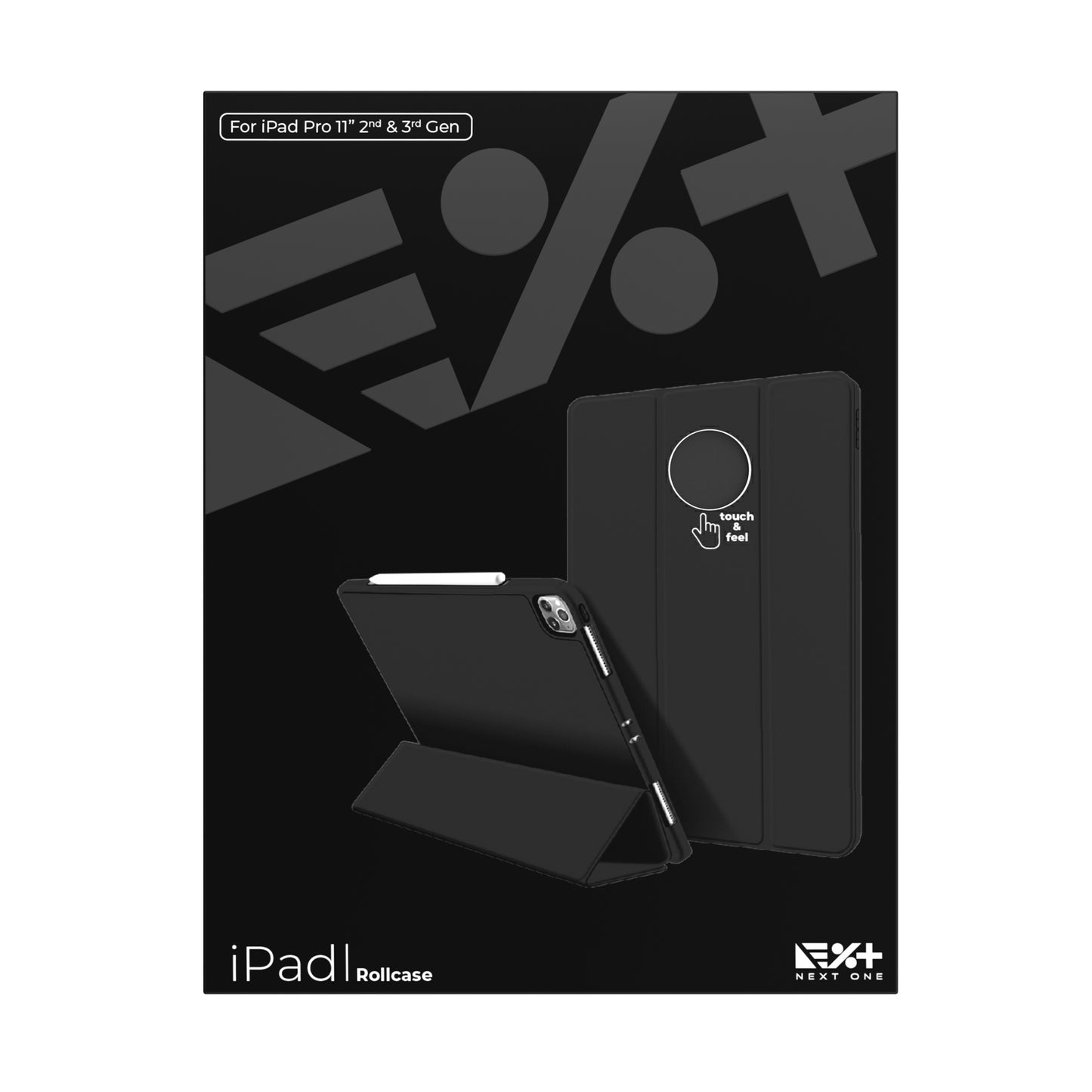 Husa de protectie NEXT ONE Rollcase pentru iPad 11inch, Negru - iSTYLE RO
