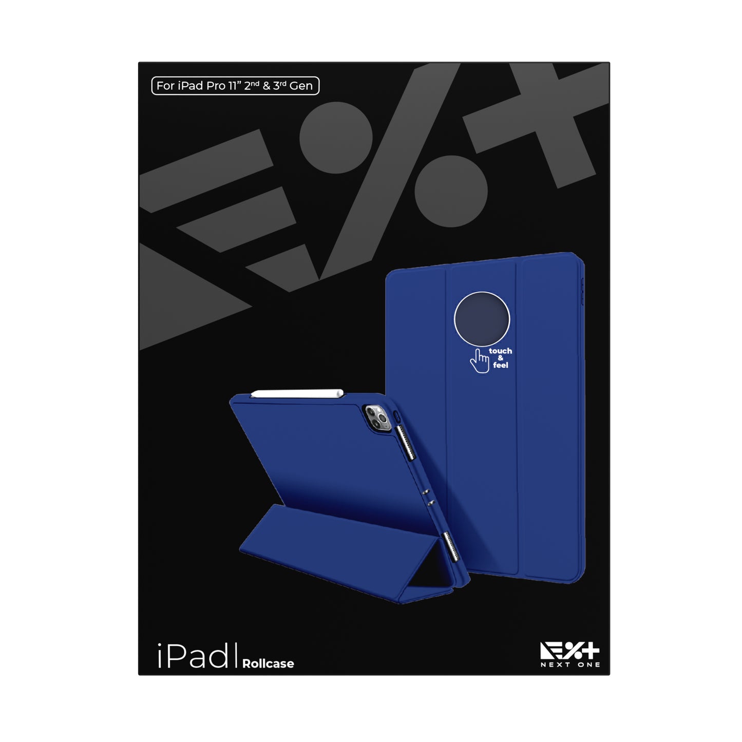 Husa de protectie NEXT ONE Rollcase pentru iPad 11inch, Albastru - iSTYLE RO