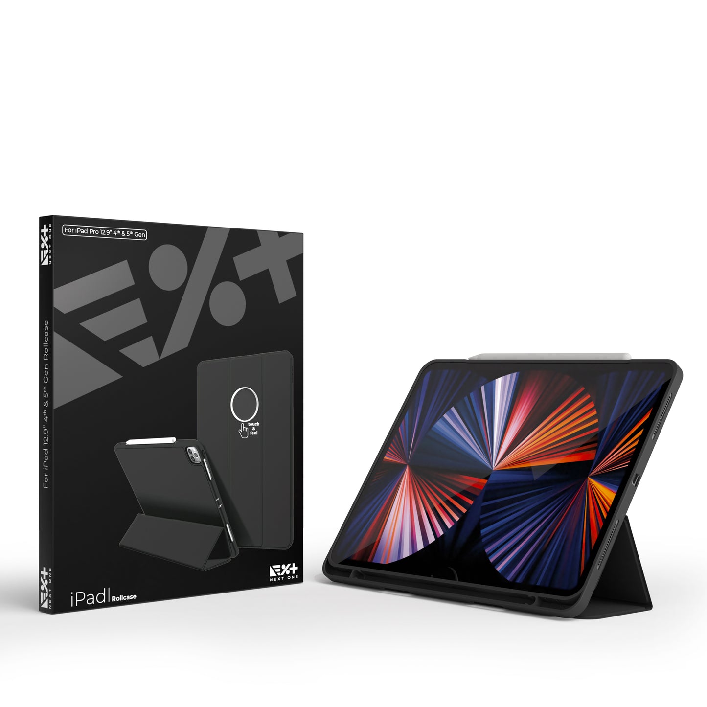 Husa de protectie NEXT ONE Rollcase pentru iPad 12.9-inch, Negru - iSTYLE RO