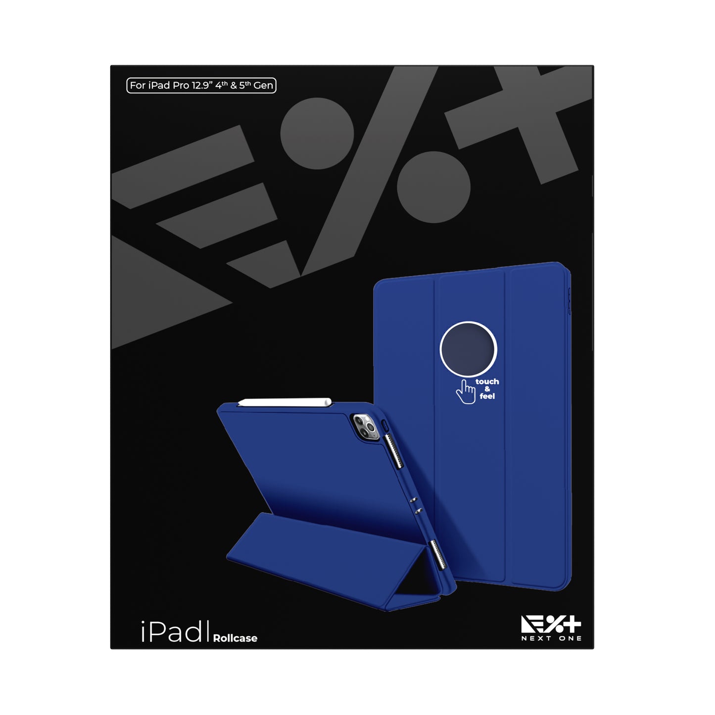 Husa de protectie NEXT ONE Rollcase pentru iPad 12.9-inch, Albastru - iSTYLE RO