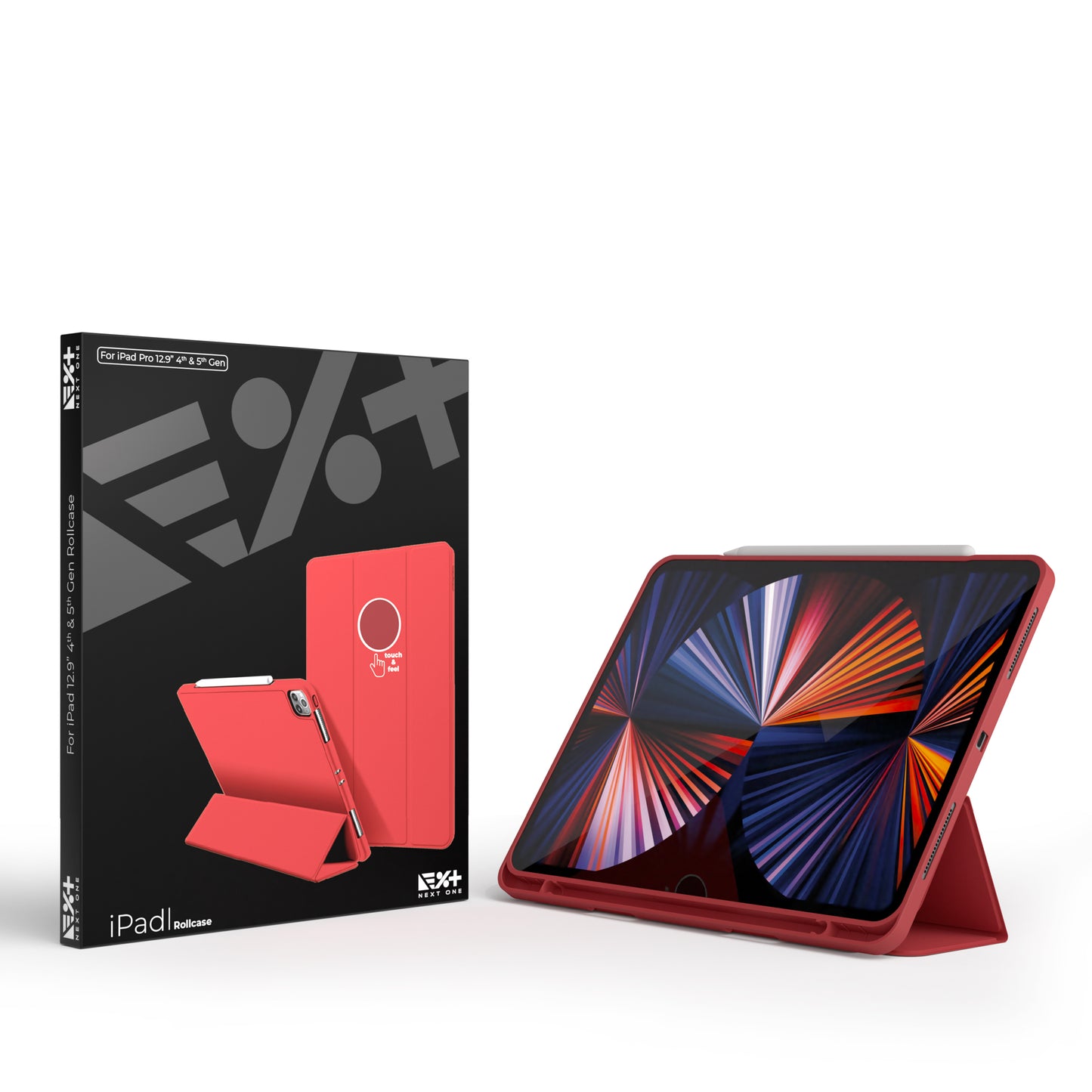 Husa de protectie NEXT ONE Rollcase pentru iPad 12.9-inch, Rosu - iSTYLE RO